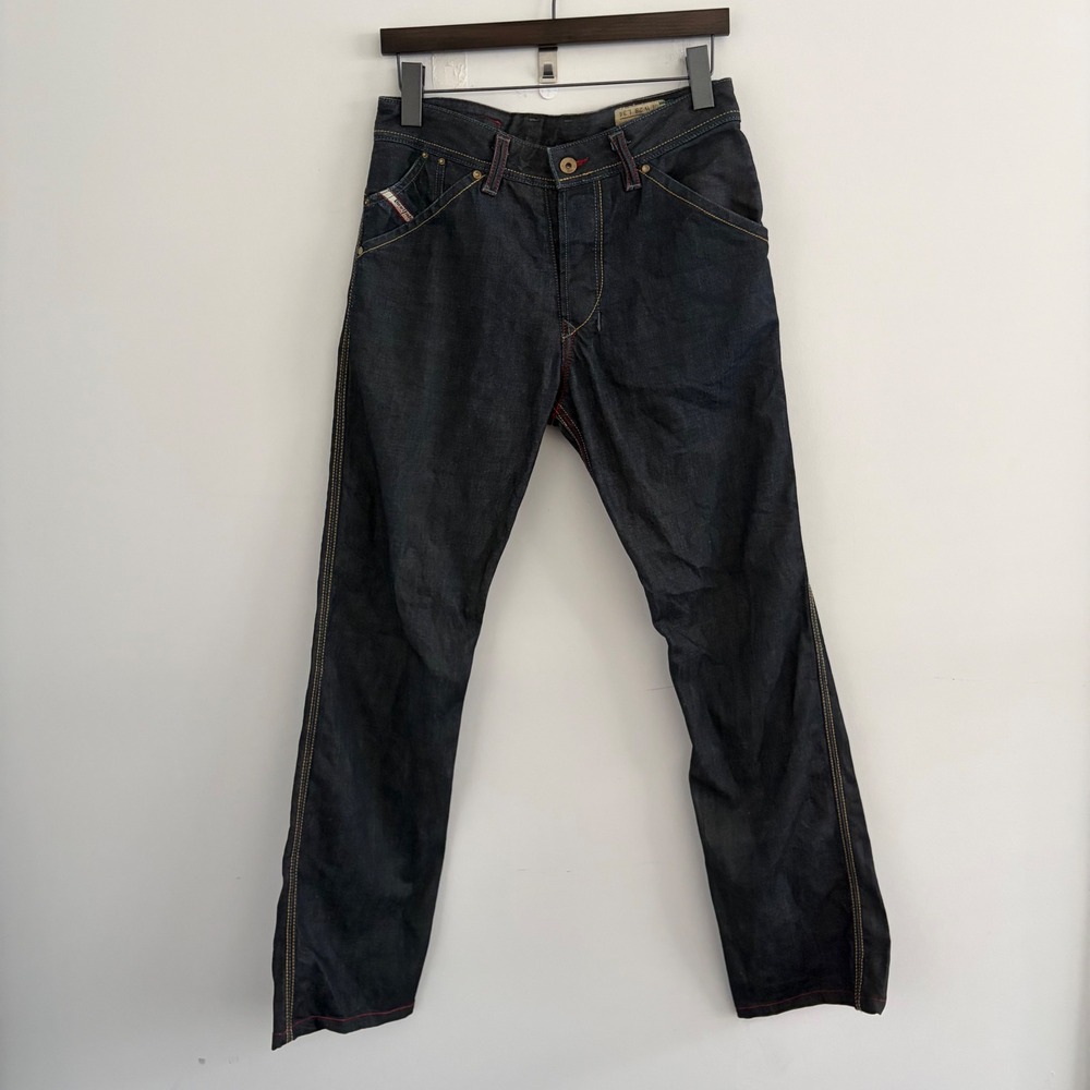 Diesel Braddo Wash 0088Z Dark Indigo Straight Leg Jeans W28 L34